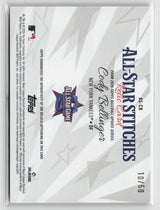 Cody Bellinger 2026 Topps Update All-Star Stitches Gold #AS-CB 10/50