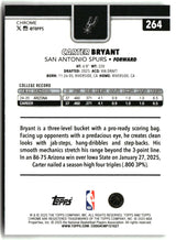 Carter Bryant 2025-26 Topps Chrome #264