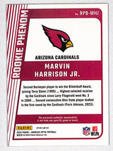 Marvin Harrison Jr. 2024 Donruss Optic Rookie Phenoms Blue Hyper #RPB-MHJ