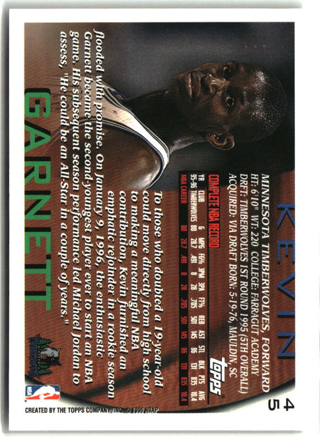 Kevin Garnett 1996-97 Topps #45
