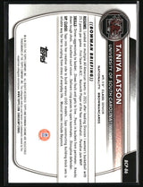 Ta'Niya Latson 2025-26 Bowman Chrome Prospects Reptilian Refractor #BCP-86