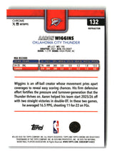 Aaron Wiggins 2025-26 Topps Chrome Update Refractor #132