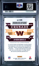 Load image into Gallery viewer, Jayden Daniels 2024 Panini Rookies &amp; Stars Crusade Red Plaid #C-JDS PSA 10
