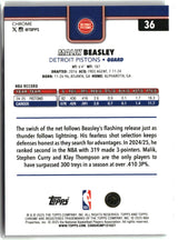 Malik Beasley 2025-26 Topps Chrome Prism Refractor #36