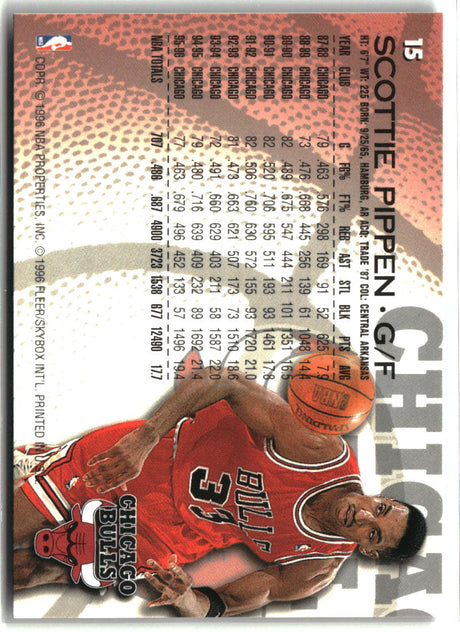 Scottie Pippen 1996-97 Fleer #15