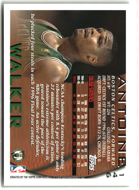 Antoine Walker 1996-97 Topps #146