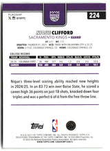 Nique Clifford 2025-26 Topps #224