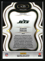 Justin Fields 2025 Panini Select Silver Prizm #375