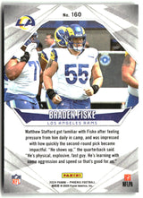 Braden Fiske 2024 Panini Phoenix #160
