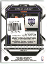 Keegan Murray 2022-23 Panini Prizm Prizms Silver #245