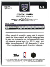 Nique Clifford 2025-26 Topps Chrome Update #174