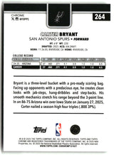 Carter Bryant 2025-26 Topps Chrome #264