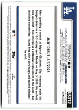 Hyeseong Kim 2025 Topps Update #US312