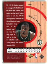 Antoine Walker 1998 Upper Deck Hardcourt #31
