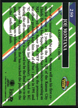 Joe Montana 1993 Stadium Club #250