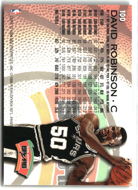 David Robinson 1996-97 Fleer #100