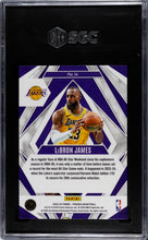 Load image into Gallery viewer, LeBron James 2023 Panini Phoenix Paragon Blue Ice #14 SGC 10
