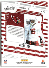 Max Melton 2024 Panini Absolute Retail #143