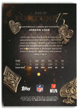 Jordan Love 2025 Topps Chrome Fortune 15 #F15-17