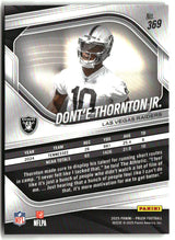 Dont'e Thornton Jr. 2025 Panini Prizm #369