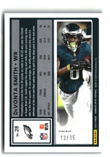 DeVonta Smith 2025 Donruss Optic Ice #28 #/15