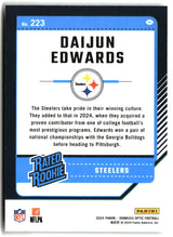 Daijun Edwards 2024 Donruss Optic #223