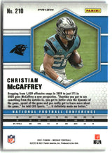 Christian McCaffrey 2021 Panini Mosaic Prizm Silver #210