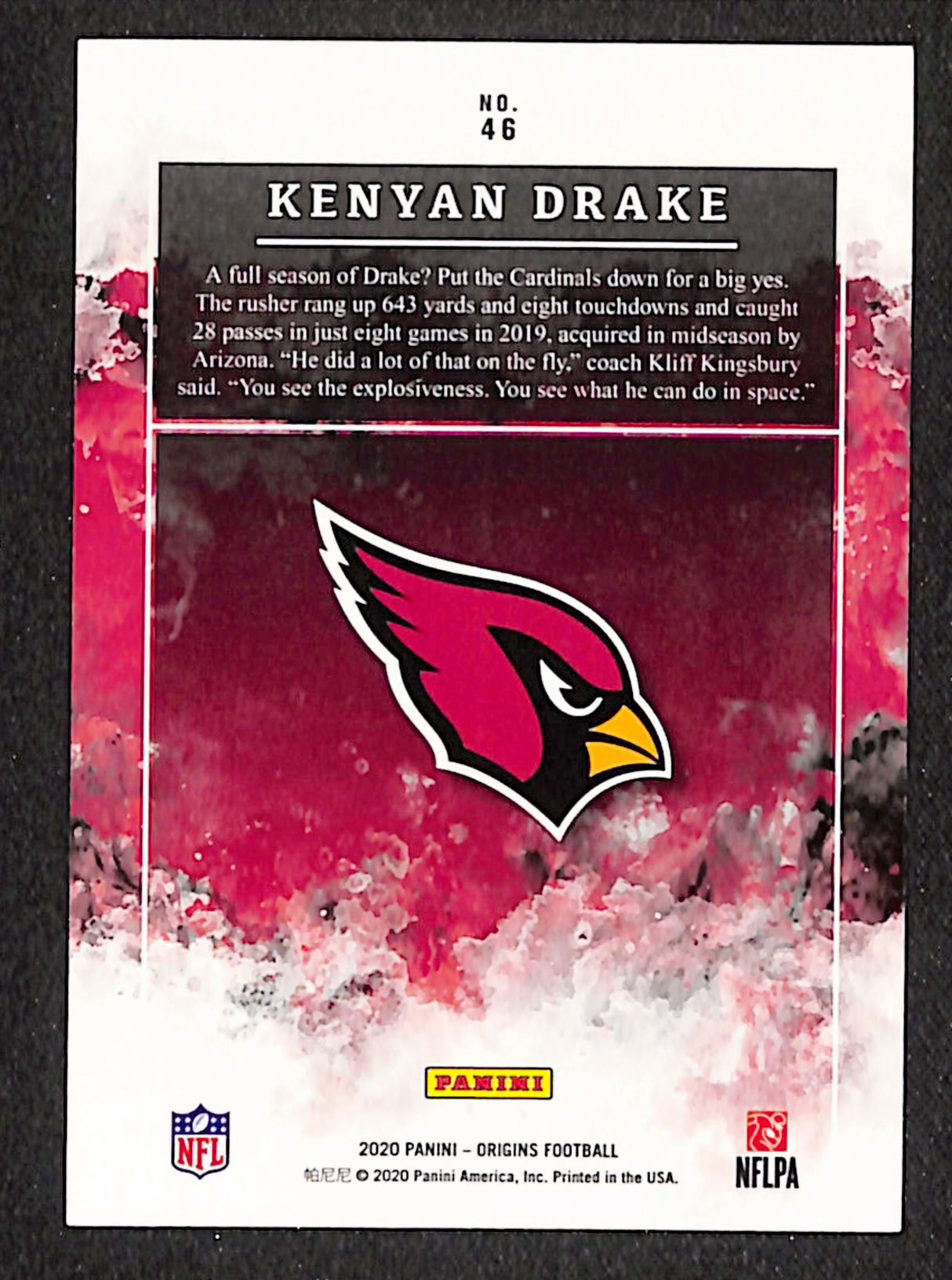 Kenyan Drake 2020 Panini Origins Blue #46 #/99