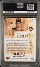 Load image into Gallery viewer, Sidney Crosby 2005 Upper Deck Mcdonald&#39;s #51 PSA 10
