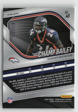Champ Bailey 2025 Panini Prizm Black Prizm Football #48