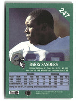 Barry Sanders 1991 Fleer #247