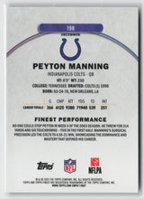 Peyton Manning 2025 Finest Purple Refractor #198