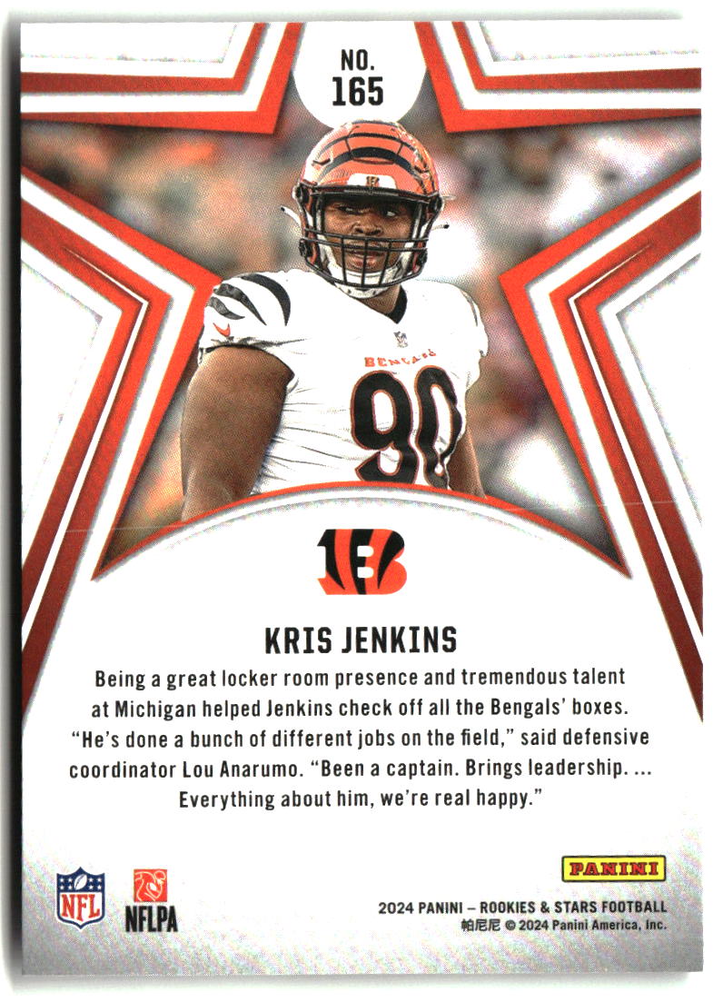 Kris Jenkins 2024 Panini Rookies & Stars #165