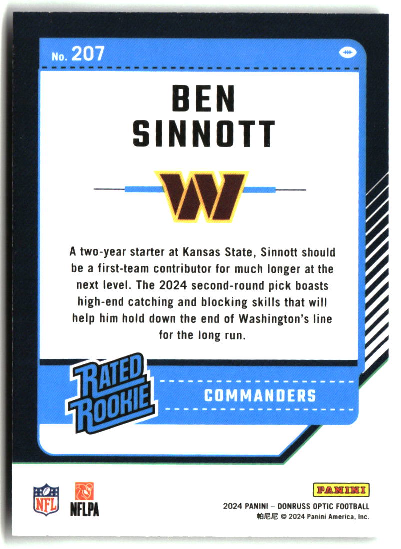 Ben Sinnott 2024 Donruss Optic #207
