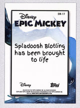 Spladoosh Blotling 2026 Topps Disney Neon Epic Mickey #EM-17