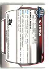 C.J. Stroud 2022 Bowman University Chrome #100