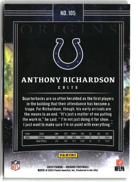 Anthony Richardson 2023 Panini Origins #105