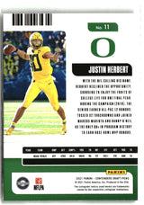 Justin Herbert 2021 Panini Contenders Draft Picks #11