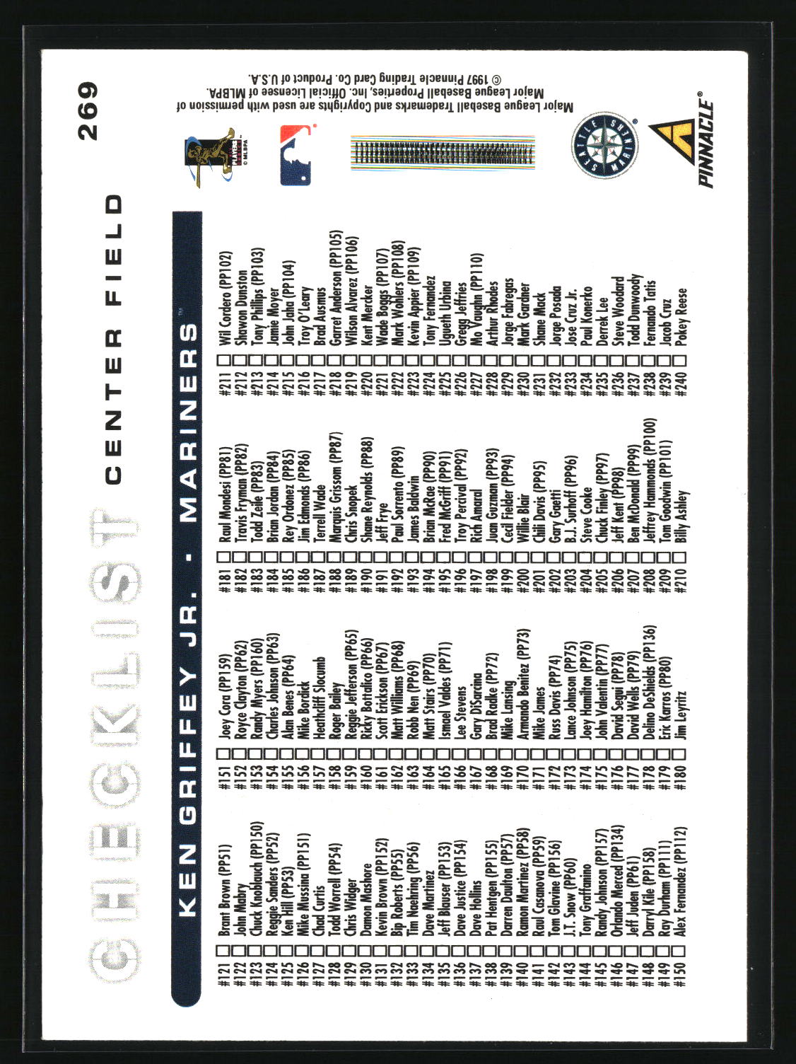 Ken Griffey Jr. 1998 Score #269