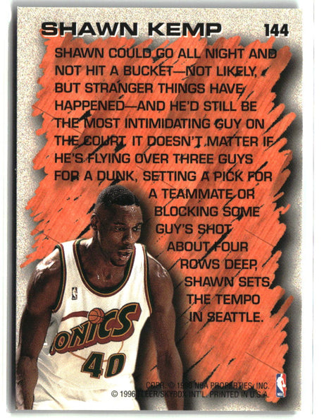 Shawn Kemp 1996-97 Fleer #144