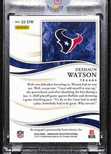 Deshaun Watson 2020 Immaculate Shadowbox Signatures #SS-DW #/15
