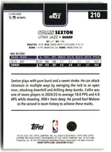 Collin Sexton 2025-26 Topps Chrome X-Fractor #210