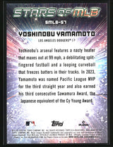 Yoshinobu Yamamoto 2024 Topps Stars of MLB #SMLB-57