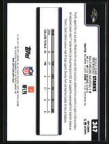 Malaki Starks 2025 Topps Chrome Football Leather Refractor #347