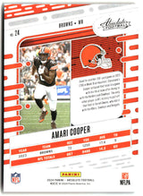 Amari Cooper 2024 Panini Absolute Blue #24