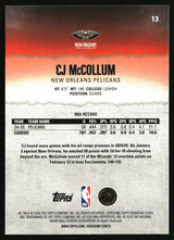CJ McCollum 2025-26 Topps Signature Class #13