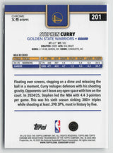 Stephen Curry 2025-26 Topps Chrome #201