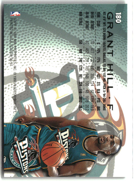 Grant Hill 1996-97 Fleer #180