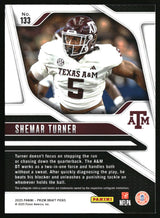 Shemar Turner 2025 Panini Prizm Draft Picks #133