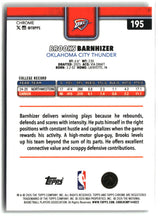 Brooks Barnhizer 2025-26 Topps Chrome Update #195